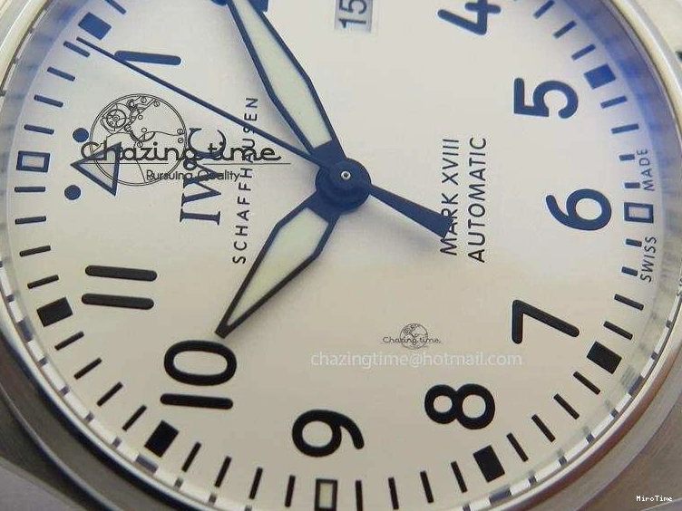 MIROTIME 0805 Mark XVIII IW327002 SS Mk Maker Best Edition White Dial On SS Bracelet A Premium 7300